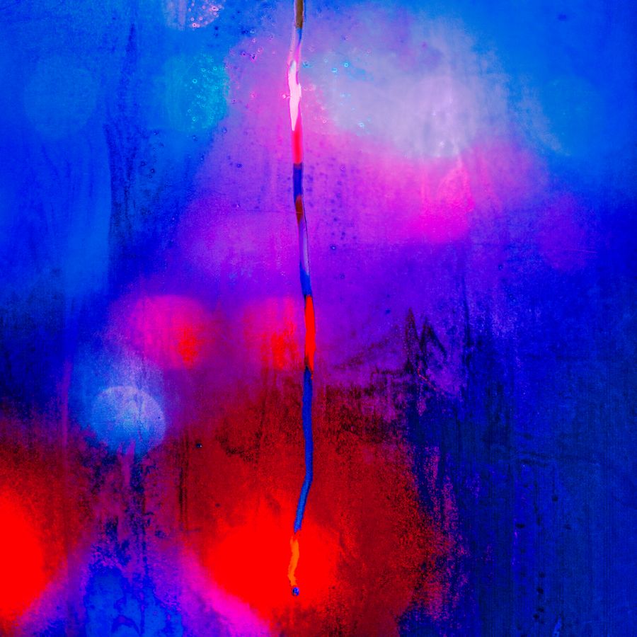Raindrop on the Number 4 Bus, Glasgow