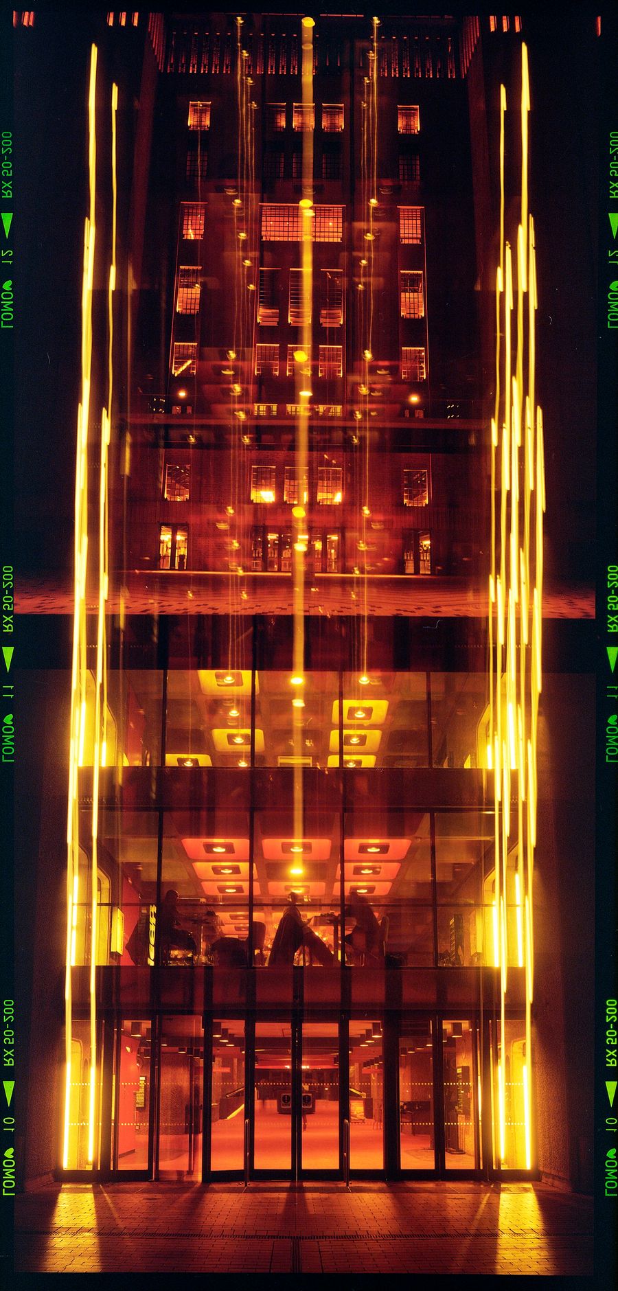 Barbican Lights - Accidental Double Exposure