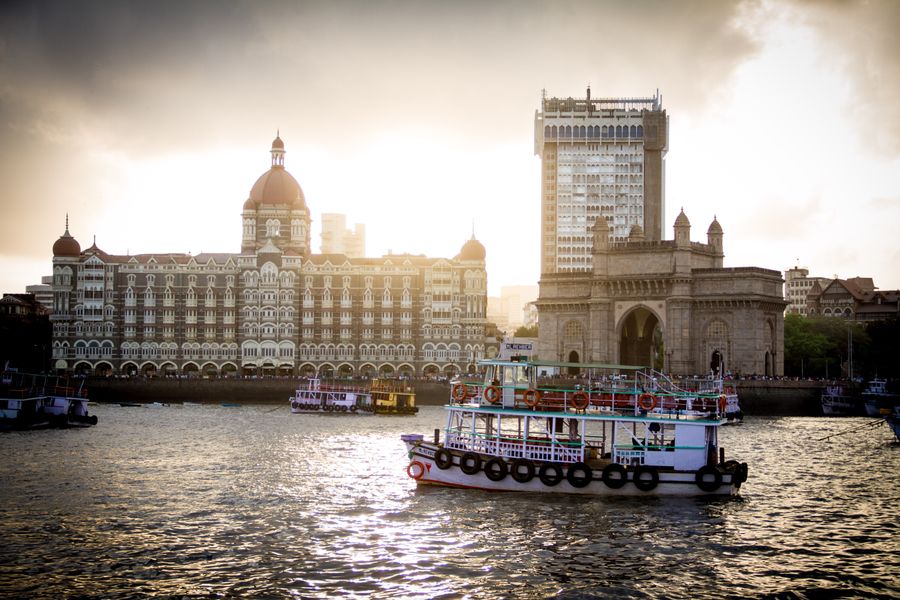 Sunset at the Gateway of India
