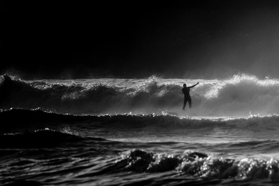 'Surfer ar Fistral'