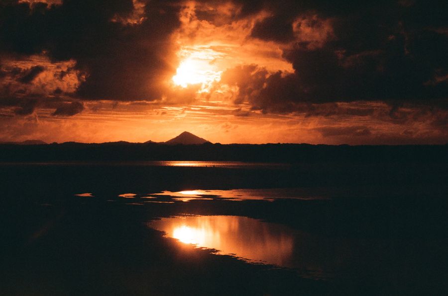 Sunset at the beach