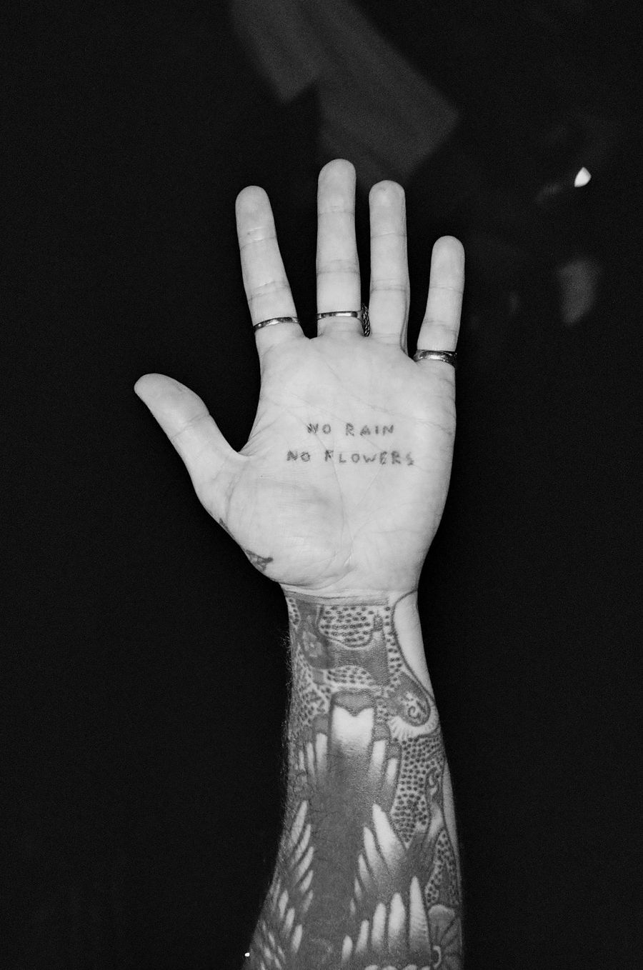 No rain, no flowers