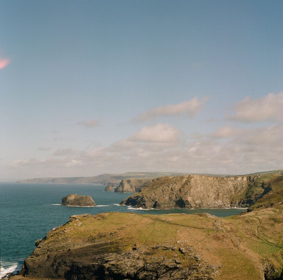 The Costal Cliffs Of Tintagel