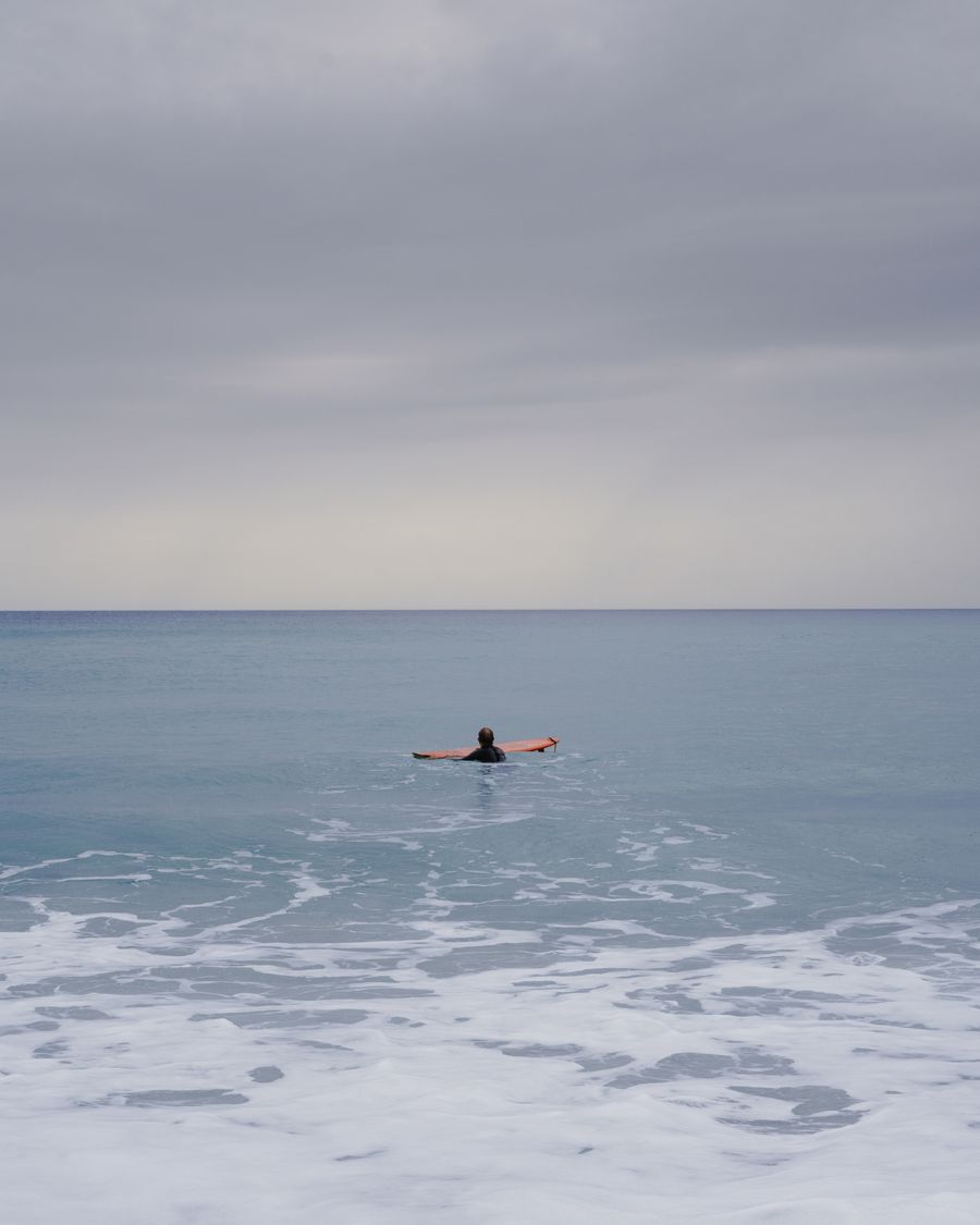 90% of surfing is waiting for something gnarly to happen