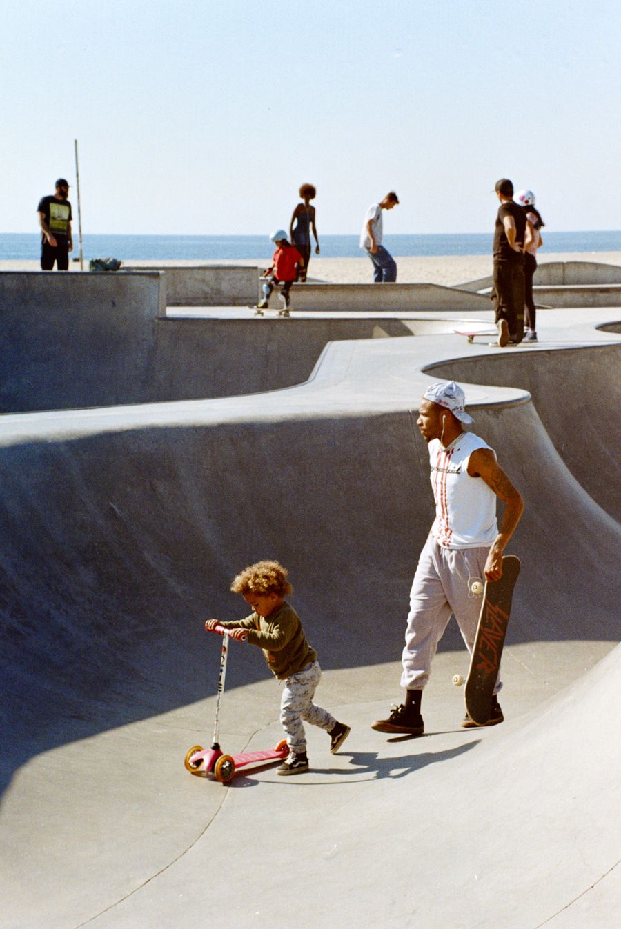 Father & Son In The Bowl