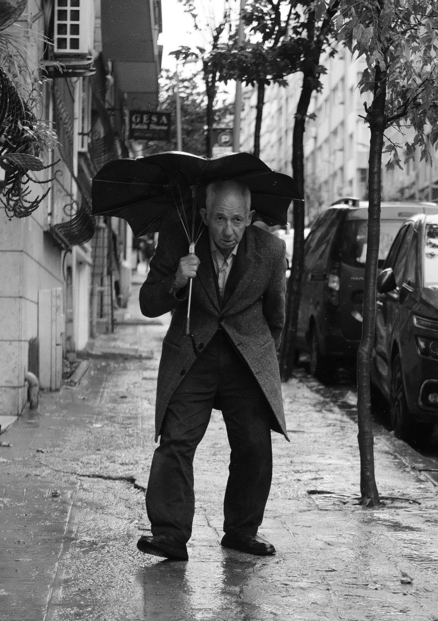 Man & Umbrella