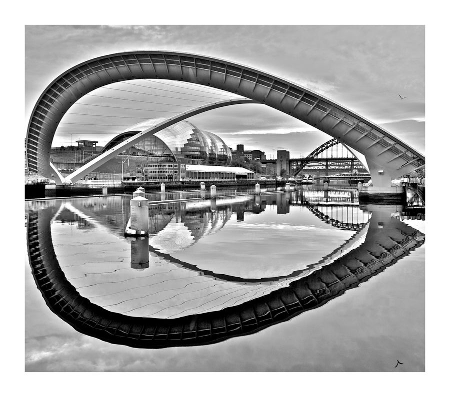 Millennium Bridge and Sage