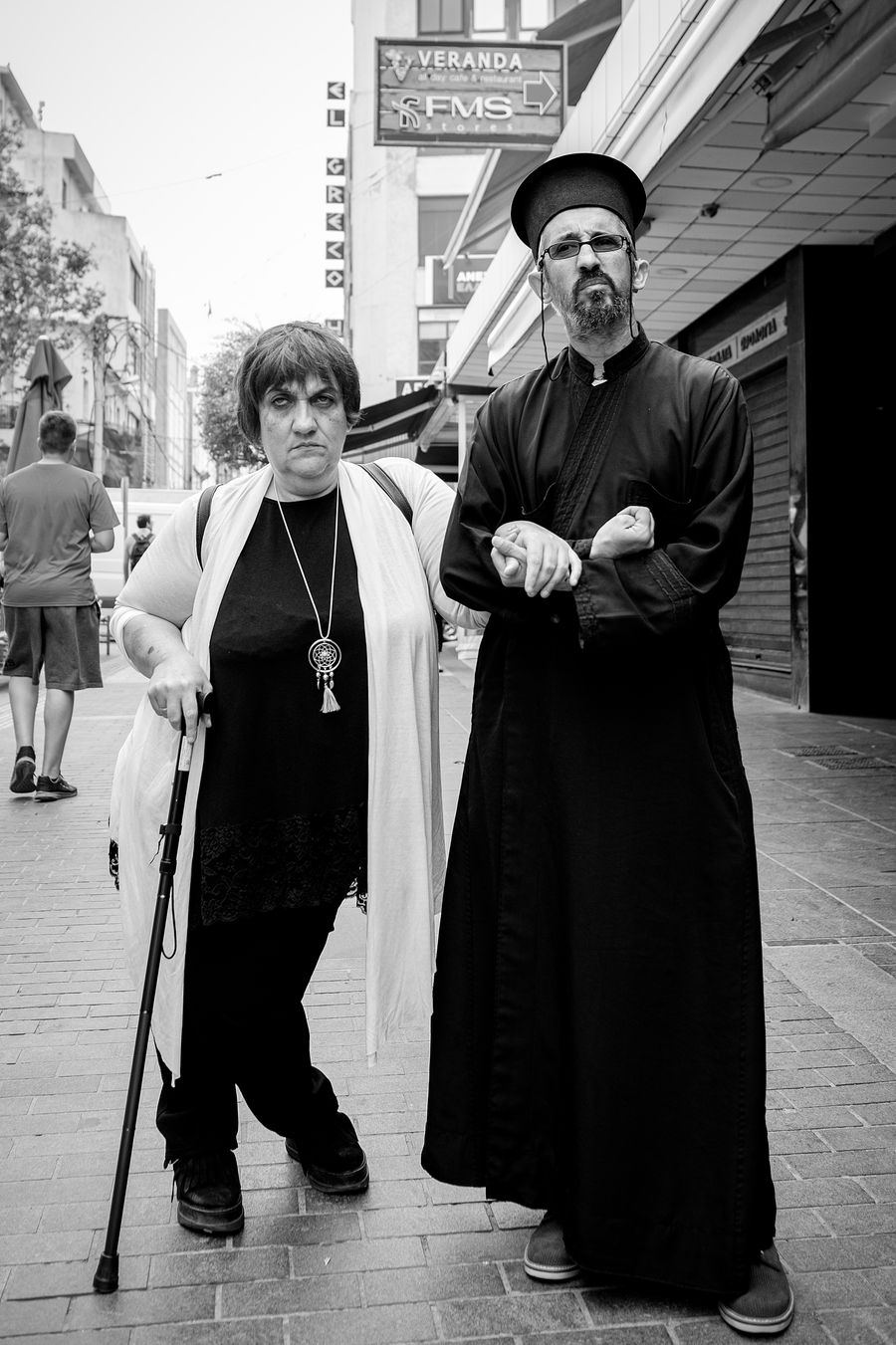 Priest and acolyte