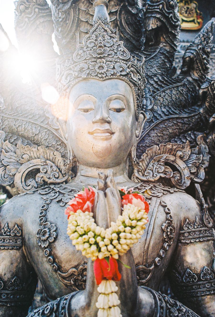 Buddah at Wat Sri Suphan, Chiang Mai, Thailand