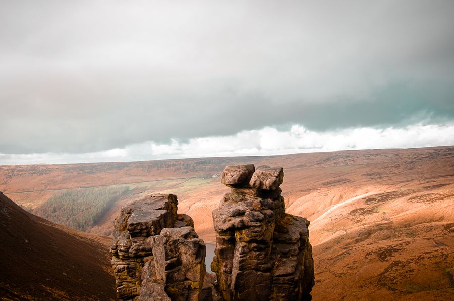 The Trinnacle: A Majestic View Over Dovestone Reservoir