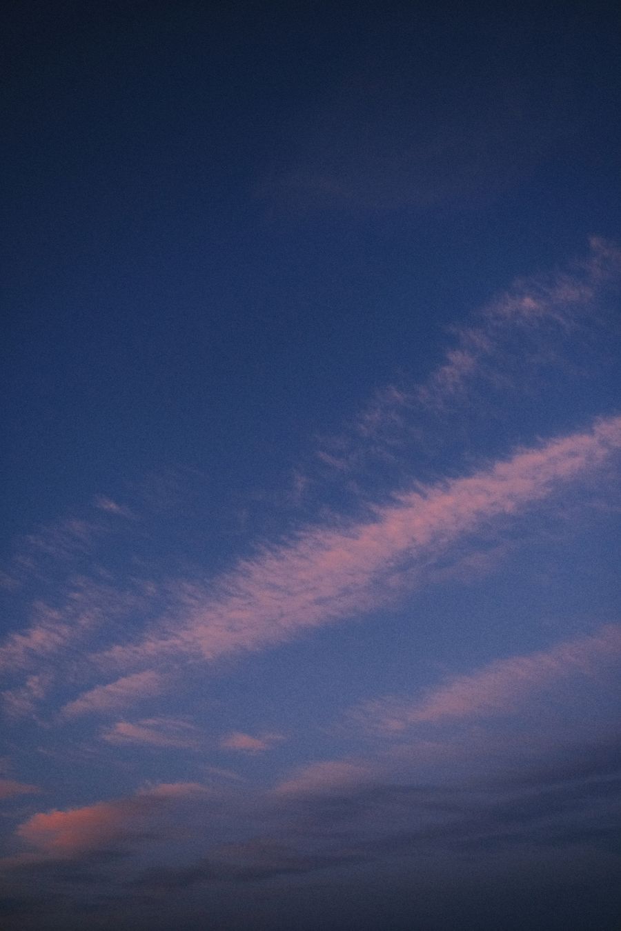 Blue skies.