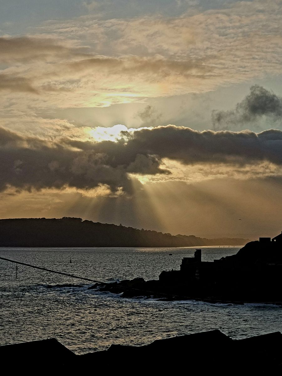 Seaside sunset