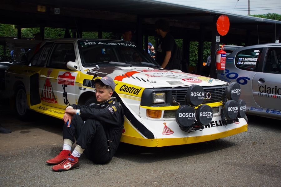 Audi Quattro and Driver