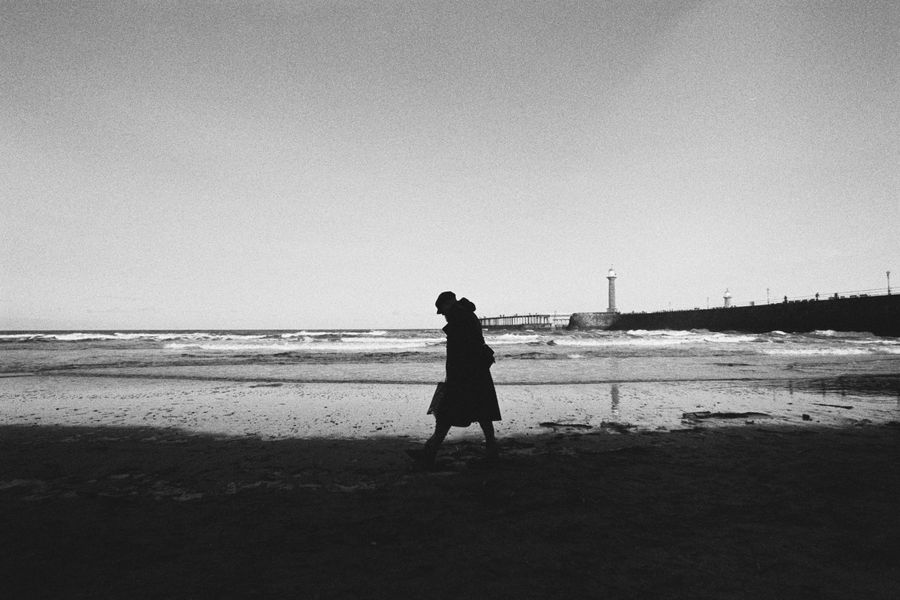 Silhouette on the beach