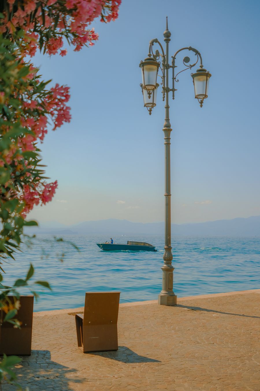 Boating in the blue 