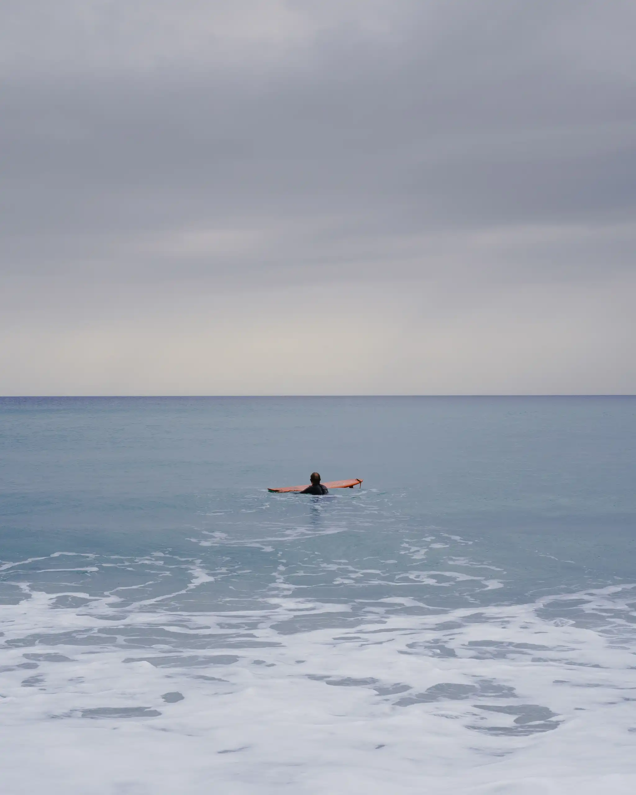 90% of surfing is waiting for something gnarly to happen
