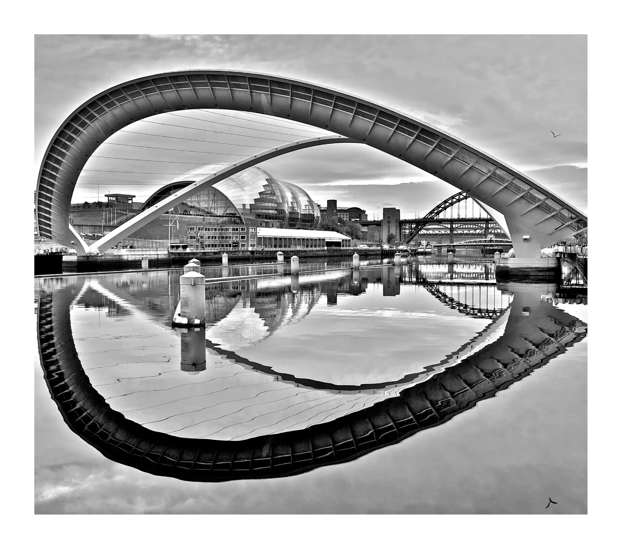 Millennium Bridge and Sage
