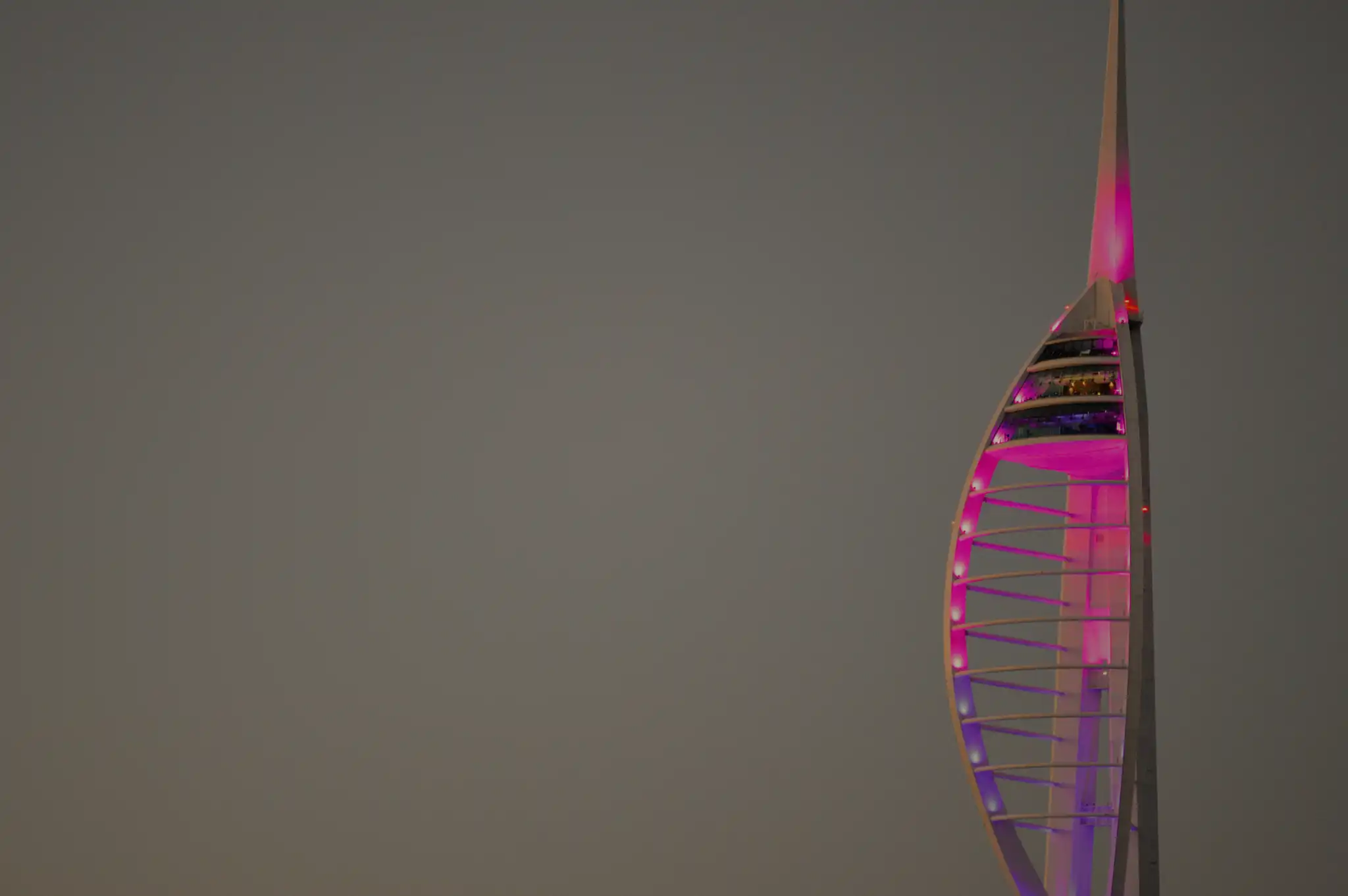Spinnaker Tower Stormy Skies