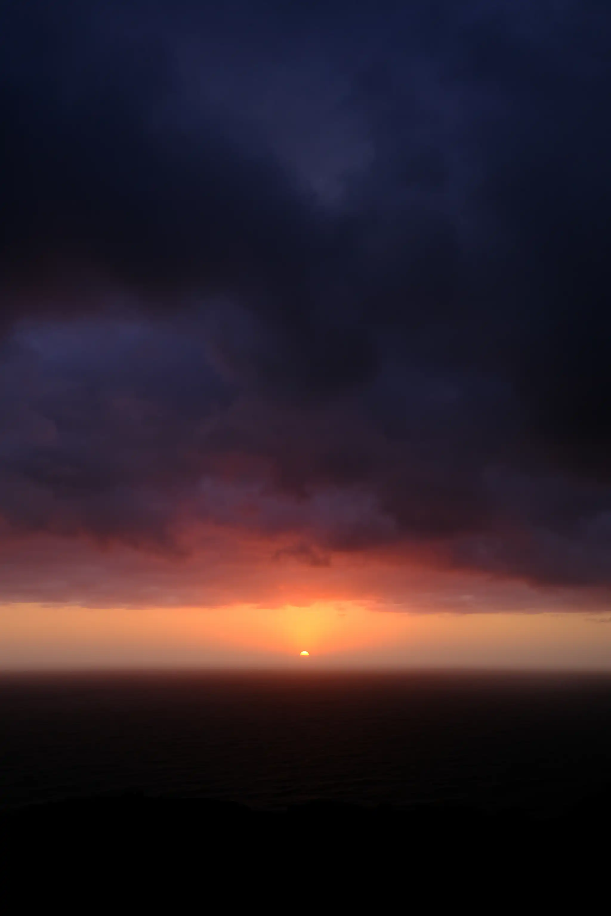 a truly ridiculous sunset over the ligurian coast
