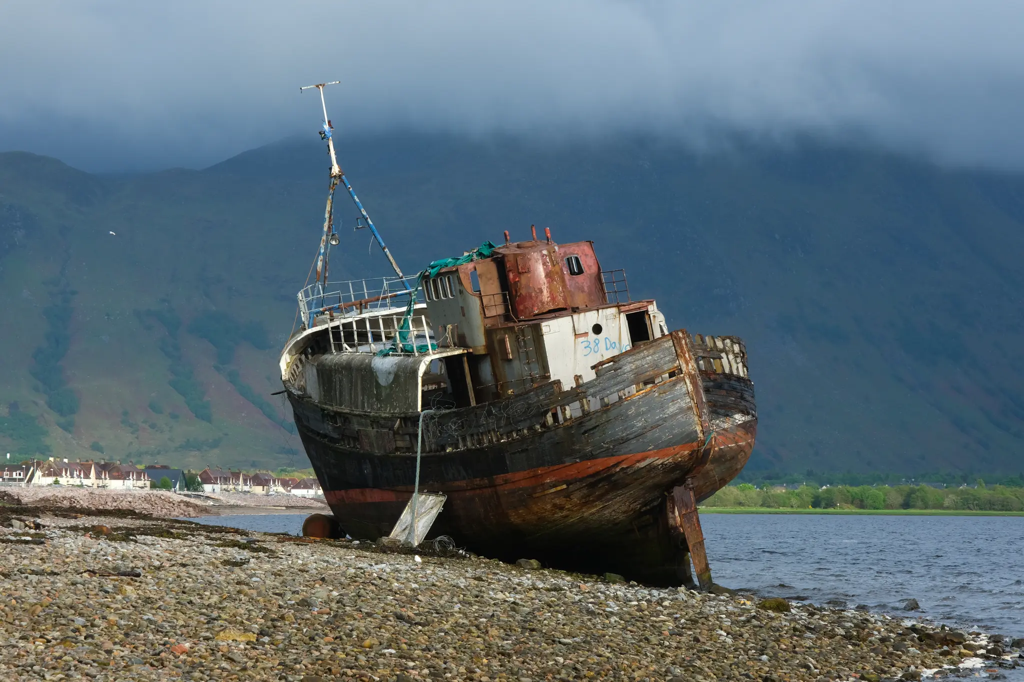 Corpach Shipwreck in the Scottish Highlands