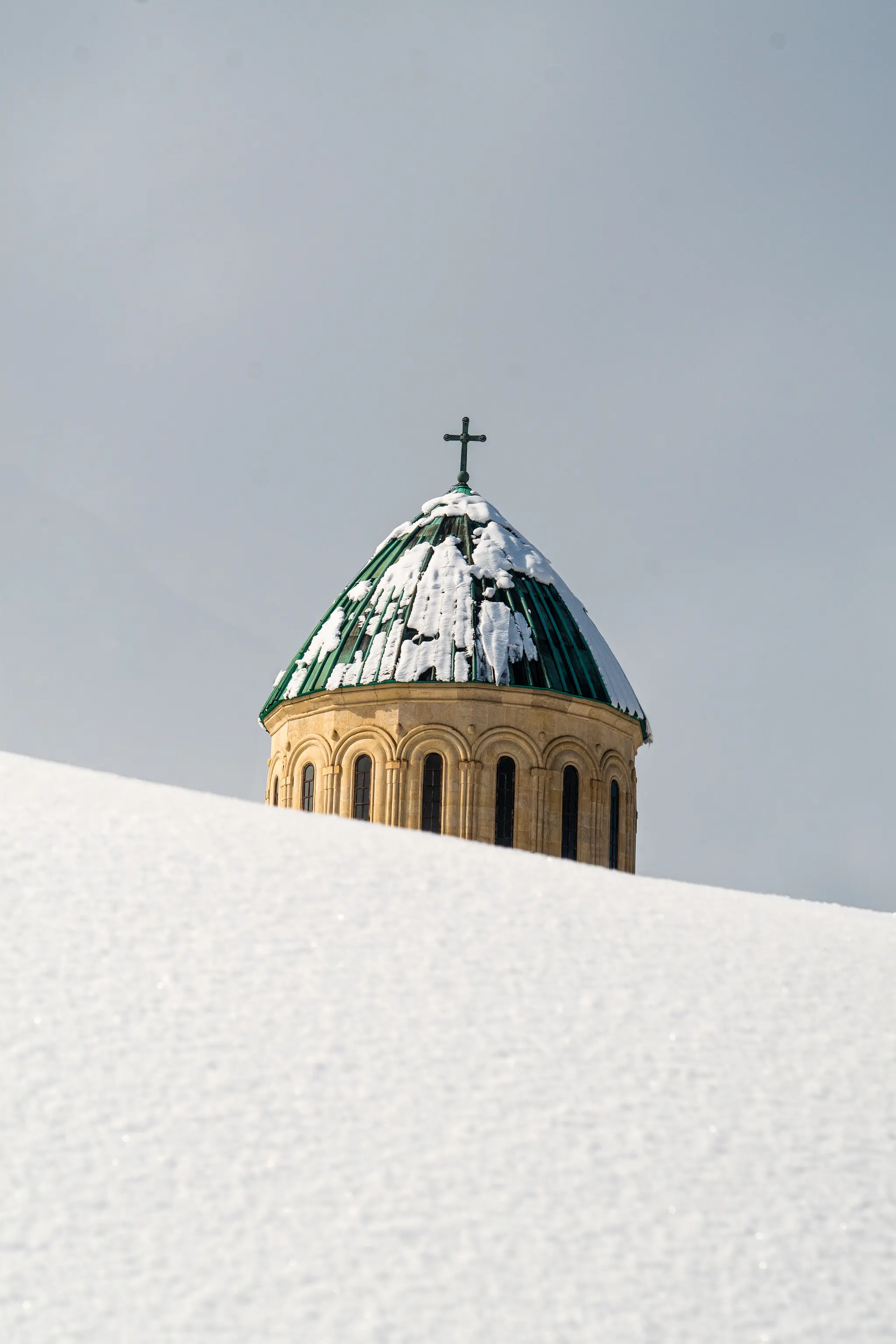 Snow-capped Catherdral